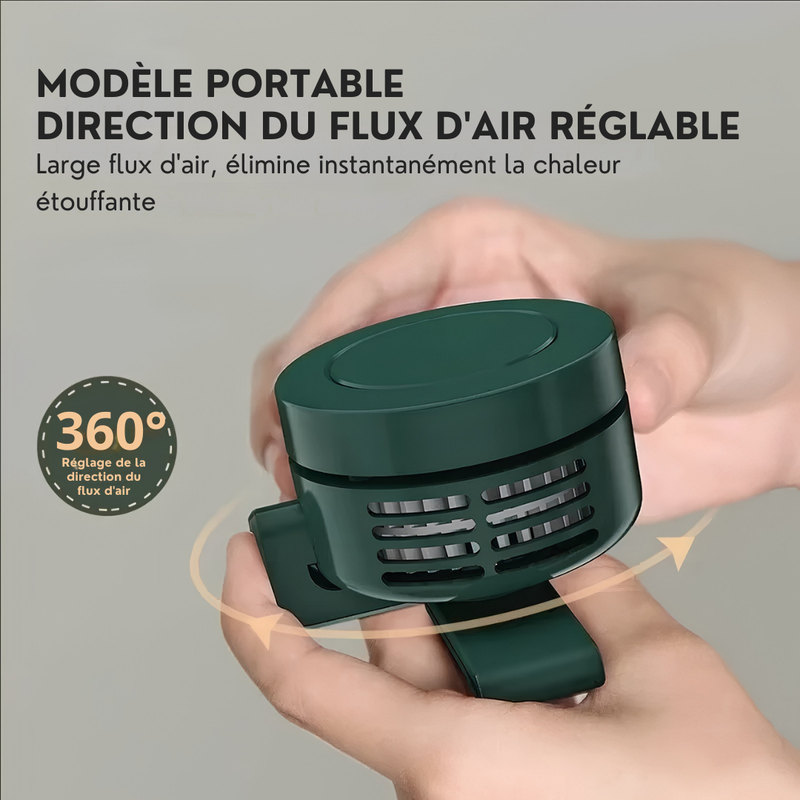 VENTOCLIP™ - MINI VENTILATEUR PORTABLE