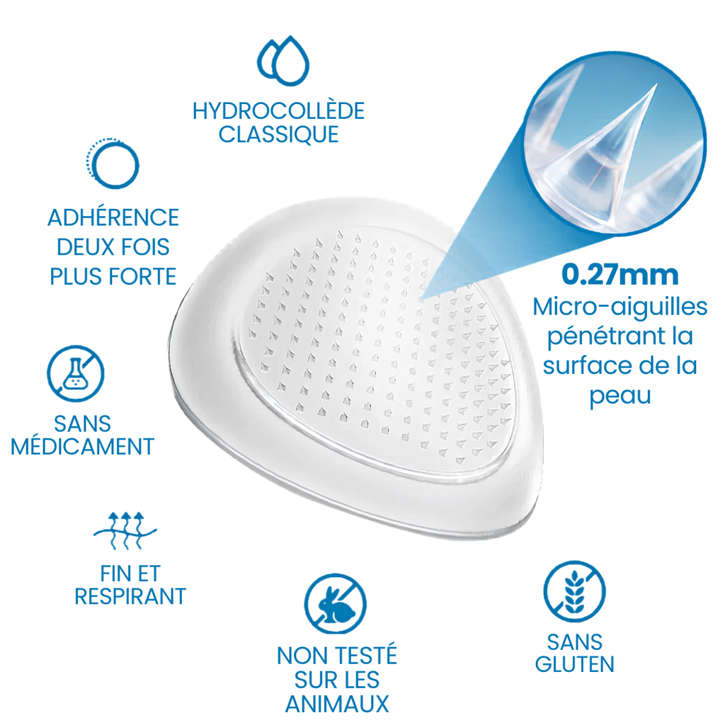 PATCH À MICRO AIGUILLES - SOULAGER LES ARTICULATIONS À L'ACIDE HYALURONIQUE
