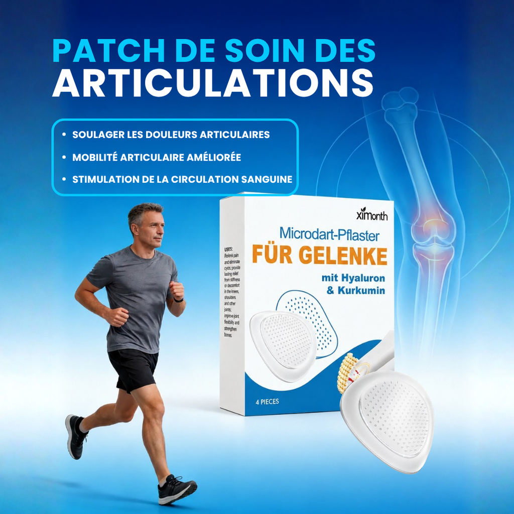 PATCH À MICRO AIGUILLES - SOULAGER LES ARTICULATIONS À L'ACIDE HYALURONIQUE