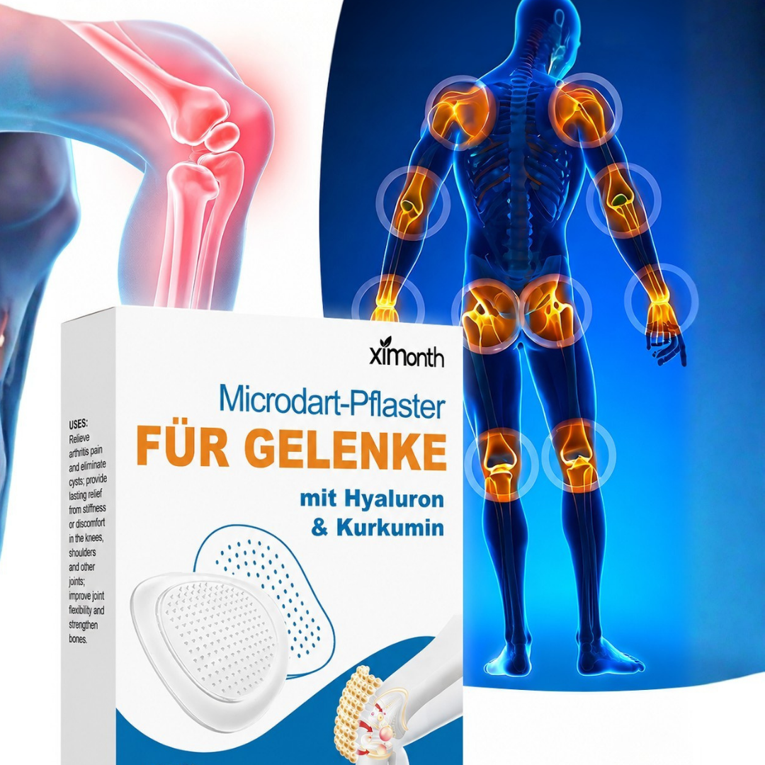 PATCH À MICRO AIGUILLES - SOULAGER LES ARTICULATIONS À L'ACIDE HYALURONIQUE