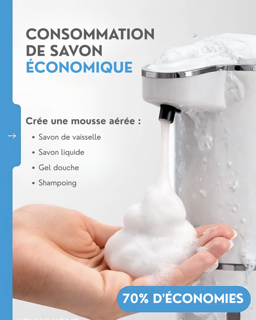 DISTRIBUTEUR DE SAVON AUTOMATIQUE (UNE BOUTEILLE DE SAVON LIQUIDE OFFERT)
