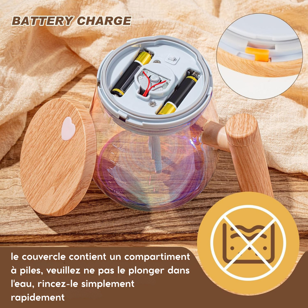 Le Pack™ – La tasse auto-mélangeuse + chauffage intégré