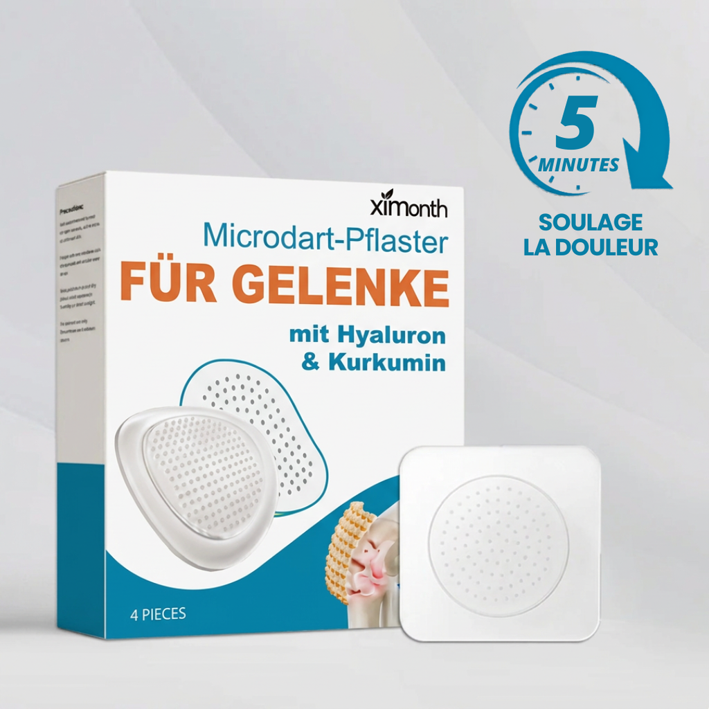 PATCH À MICRO AIGUILLES - SOULAGER LES ARTICULATIONS À L'ACIDE HYALURONIQUE