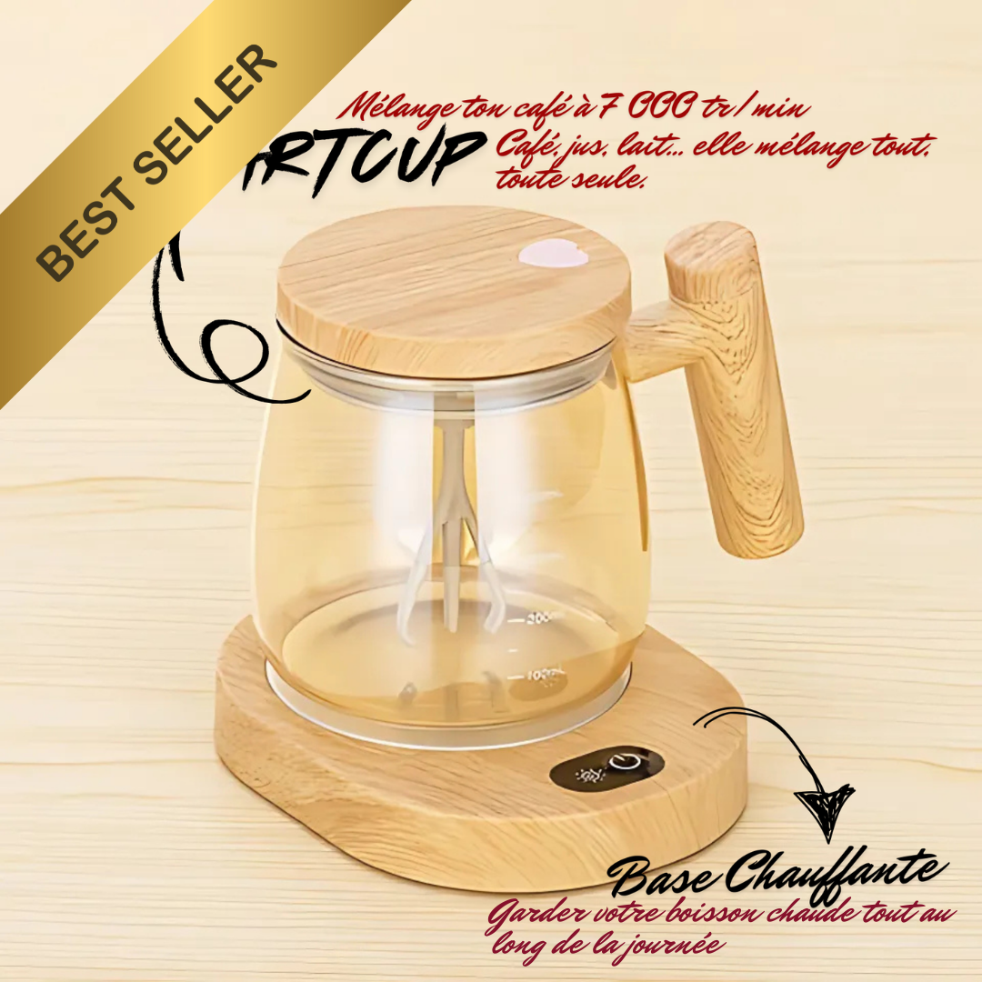 Le Pack™ – La tasse auto-mélangeuse + chauffage intégré