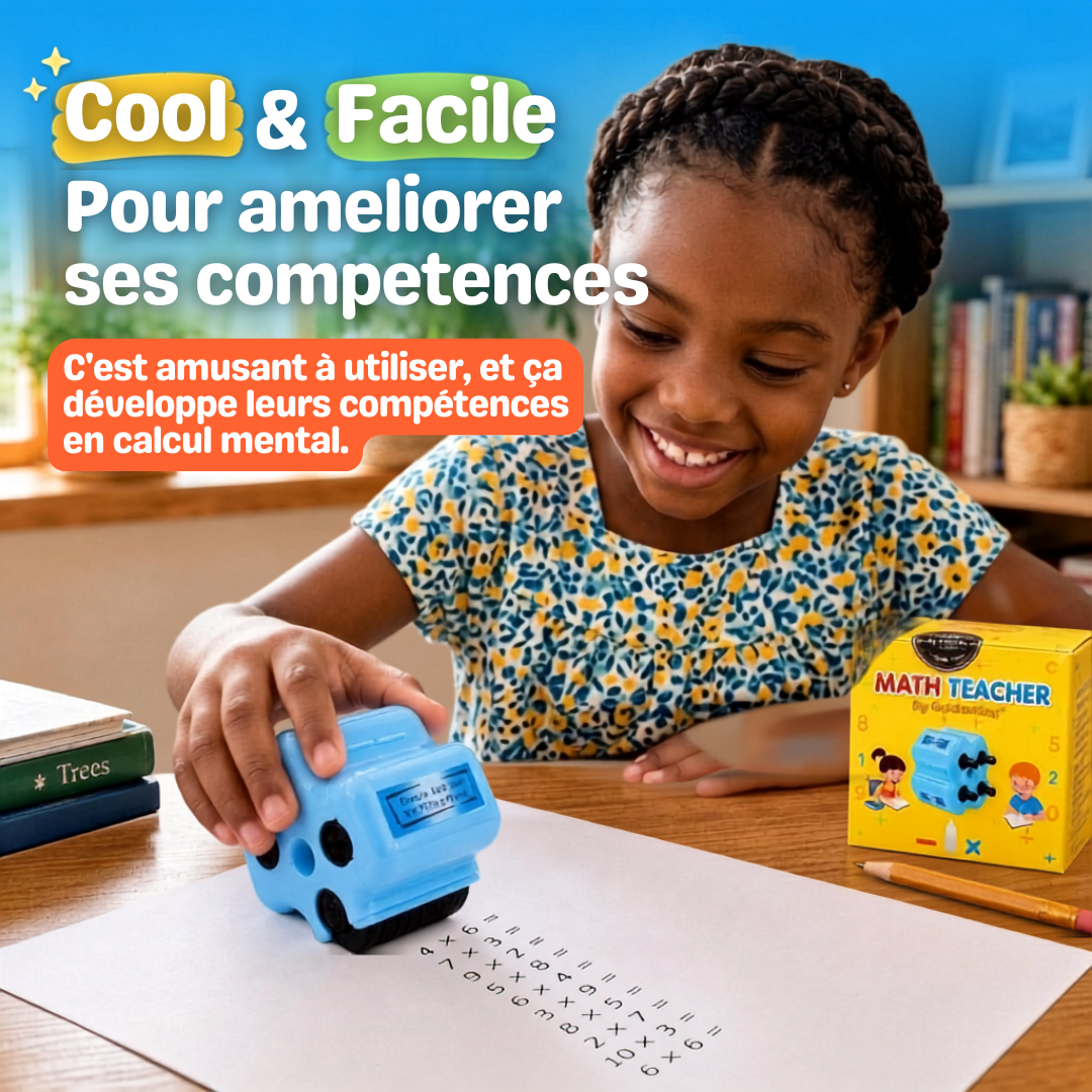 TAMPON MATHÉMATIQUE 4 EN 1 - LIVRAISON GRATUITE 🎉