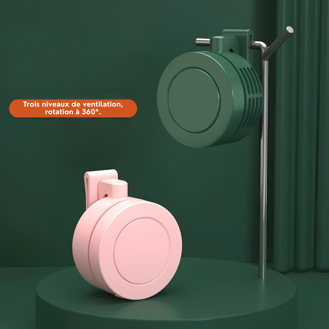 VENTOCLIP™ - MINI VENTILATEUR PORTABLE